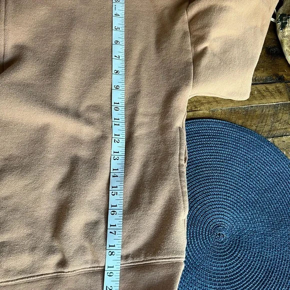 PINK Victoria's Secret Half-Zip Cowl Neck Sweater in Beige - Picture 7 of 10